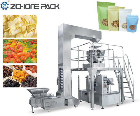 Fully Automatic Food Packing Machine Multi Function Multi Station