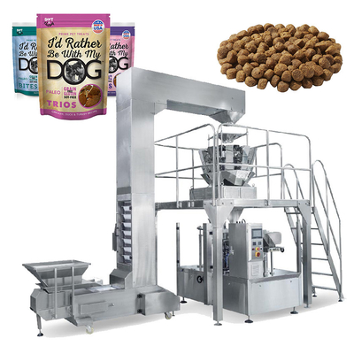 ZCHONE Pet Food Granule Pouches Packing Machine Snack 220V 380V 50HZ 60HZ