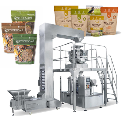 ZCHONE Pet Food Granule Pouches Packing Machine Snack 220V 380V 50HZ 60HZ