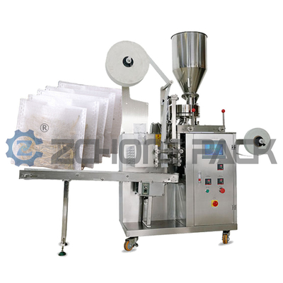 Tea Bag Machine Variety Flower Tea Blending Machine Transparent Mesh Triangular Tea Bags