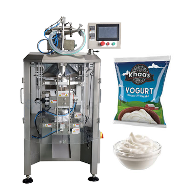 Vertical Liquid Paste Beverage Packaging Machine Easy Operate Four-Side Sealed Food Pouch Automatic Electric Filling Sealing