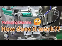 Automatische kattenvoedsel granulaat materiaal zakken verpakkingsmachine hoge snelheid grote verpakkingsmachine man
