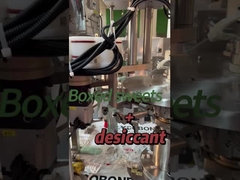 Automatische zak- en verpakkingsmachine met acht stations