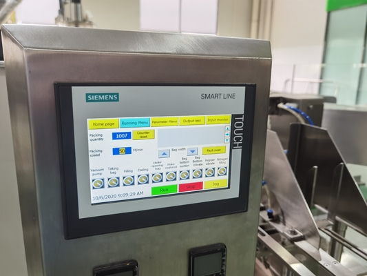 Industrial Rotary Vacuum Packaging Machine Dry Fruit Cranberries Blueberries Peanut