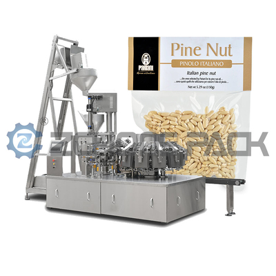 Large Fully Automatic Rotary Vacuum Packaging Machine Multi - Station