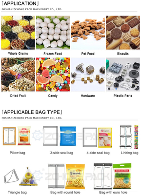 High Quality Full Automatic 10-Head VFFS Food Packing Machine Multi-Head Weighing for Bags Pouches Films with CE Approval